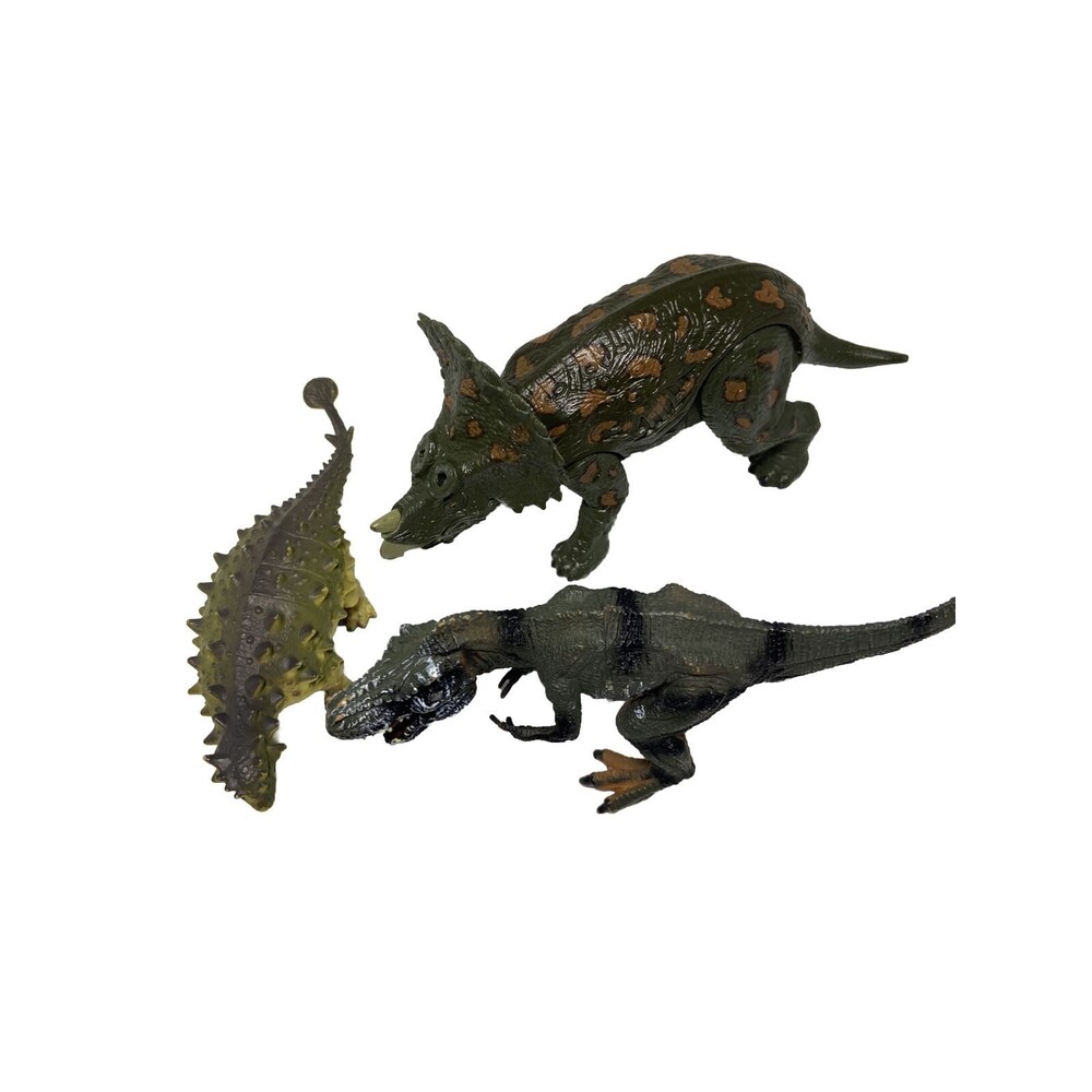 Plastic Animal Action Figure Dinosaur Lot of 3 Pretend Toys